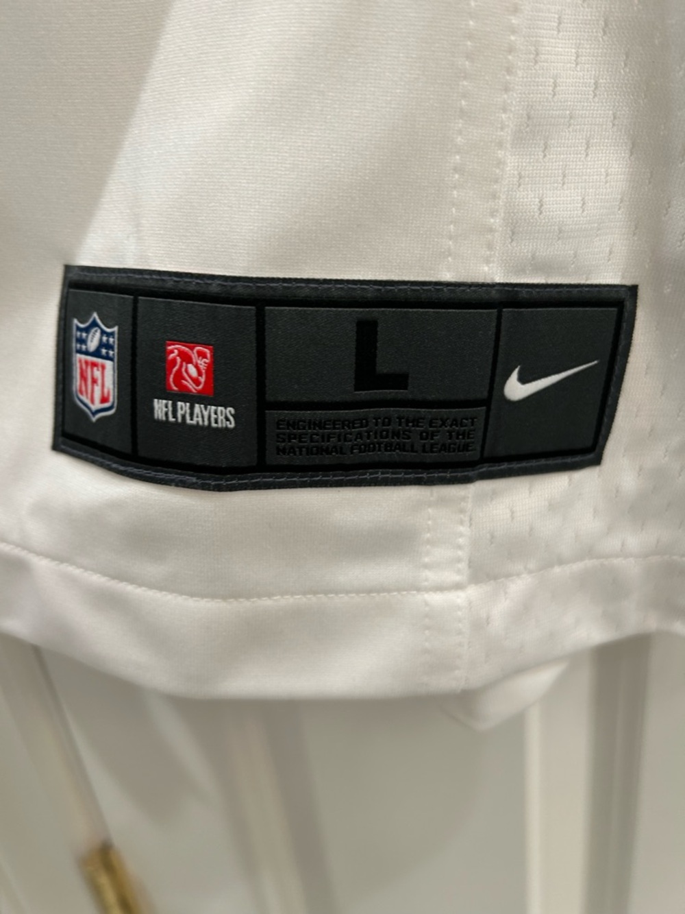 NWT Nike Las Vegas Raiders Josh Jacobs #8 On-Field Jersey - Men's Large - White - Picture 5 of 12